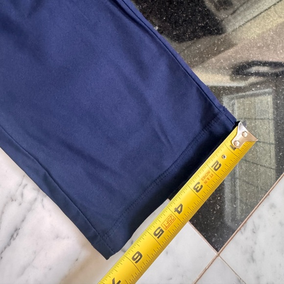 Simply Vera Wang Dark Blue Navy Comfort 90’s Capri Pants Elastic Waist Retro Med - Picture 9 of 10